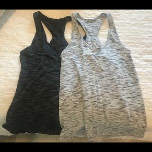 Two Lululemon Essential Tanks Sz 4